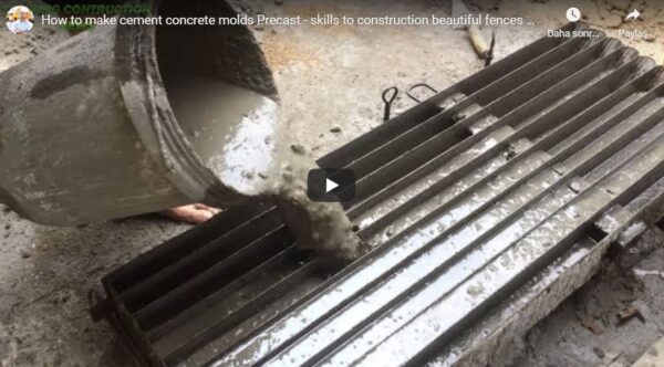 Çimento Beton Kalıpları Nasıl Yapılır