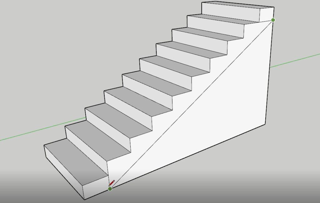 Sketchup merdiven kovası