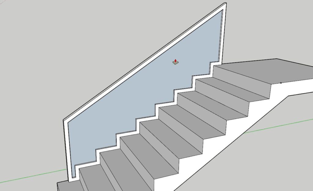 sketchup merdiven korkuluk tasarımı